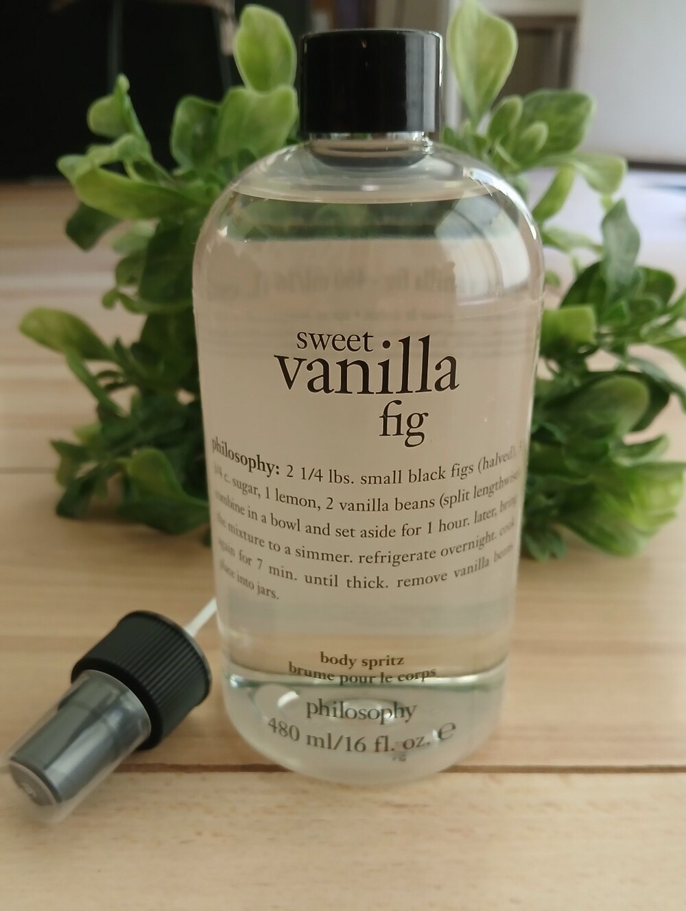 Philosophy Sweet Vanilla Fig Body Mist Spray! Jumbo Size Brand New